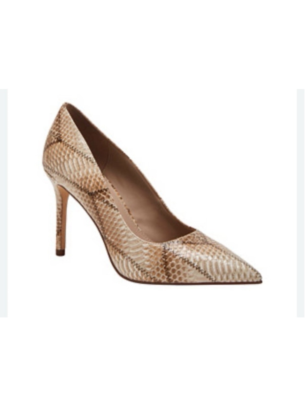 Katy Perry 'The Revival Pump' Pointed Toe Heels 8/38 tan multi